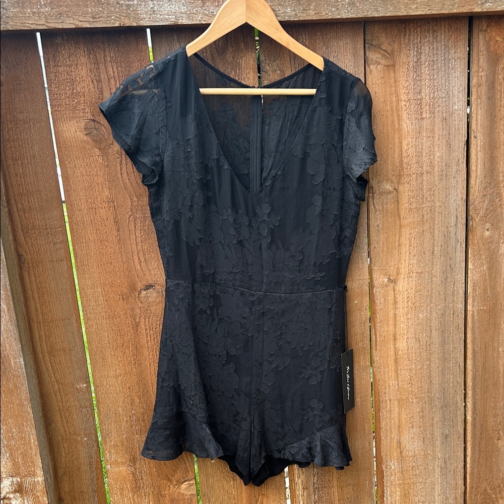 For Love And Lemons Black Lace Dress